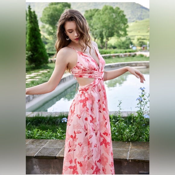 Backless A line Dress | Size M - Picture 5 of 6